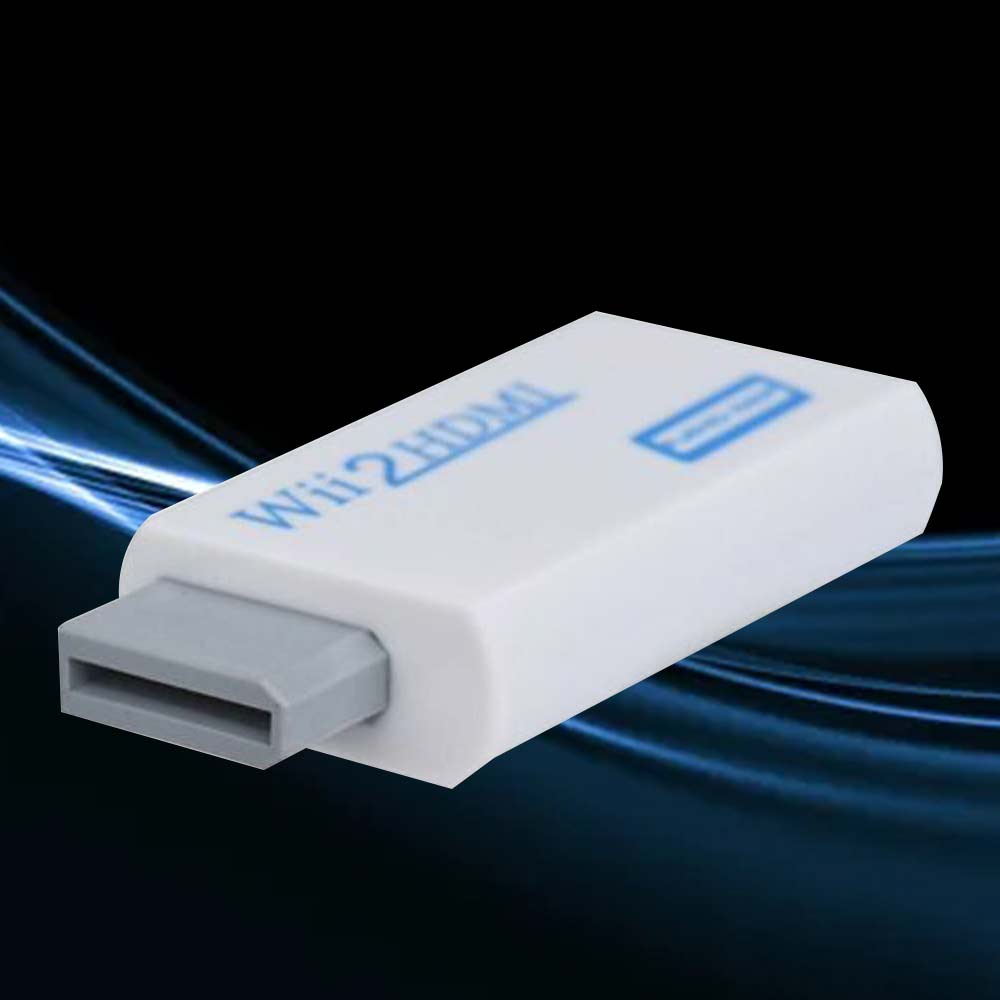 1080p Wii to HDMI Converter Mini 3.5mm Adapter Wii2HDMI Audio HD Video Output
