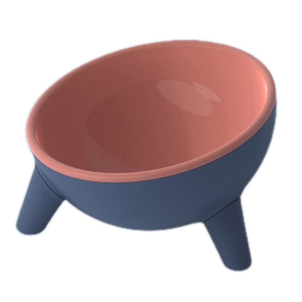 Feeder Raised Cat Bowl Pet Bowl Elevated Dog Bowls 15°Tilted Pet Water Bowl