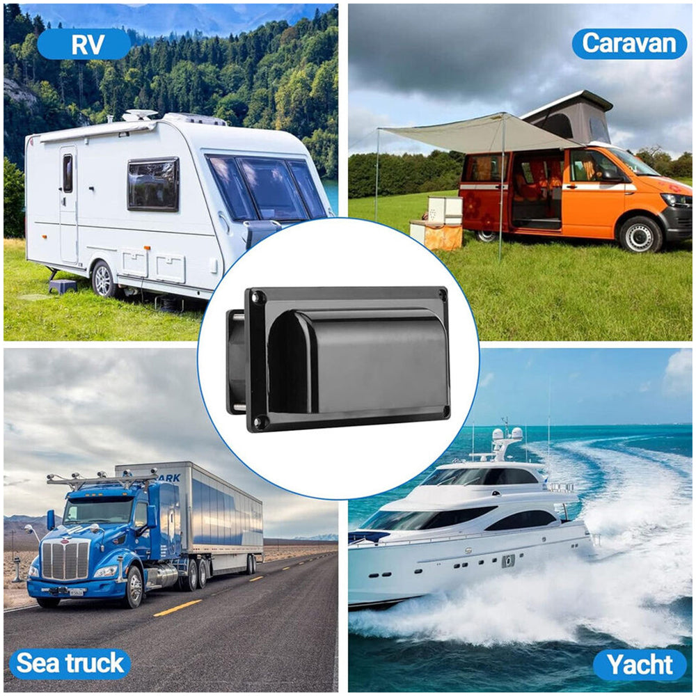 Ventilation Exhaust Fan 12V 15W RV Side Air Vent Caravan Motorhome Trailer Camper
