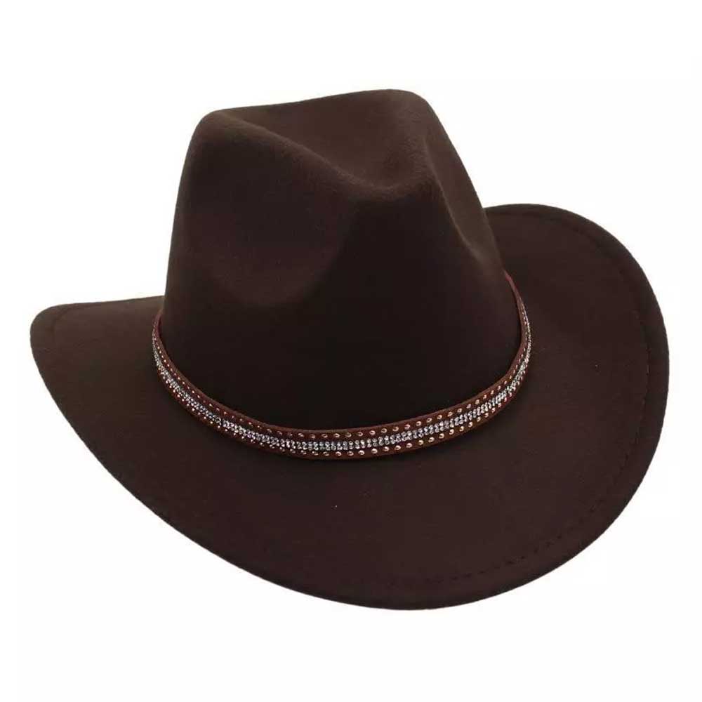 Western Cowboy Hat Women Men Wild-West Hats Cowgirl Cowboy Wide Brim Cap Hat