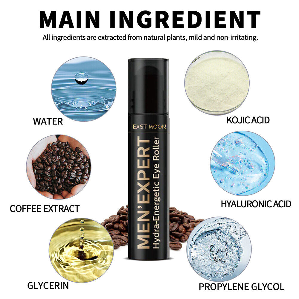 Men's Eye Cream Instant Remove Eye Bags Dark Circles Anti Wrinkle Depuffing Firm