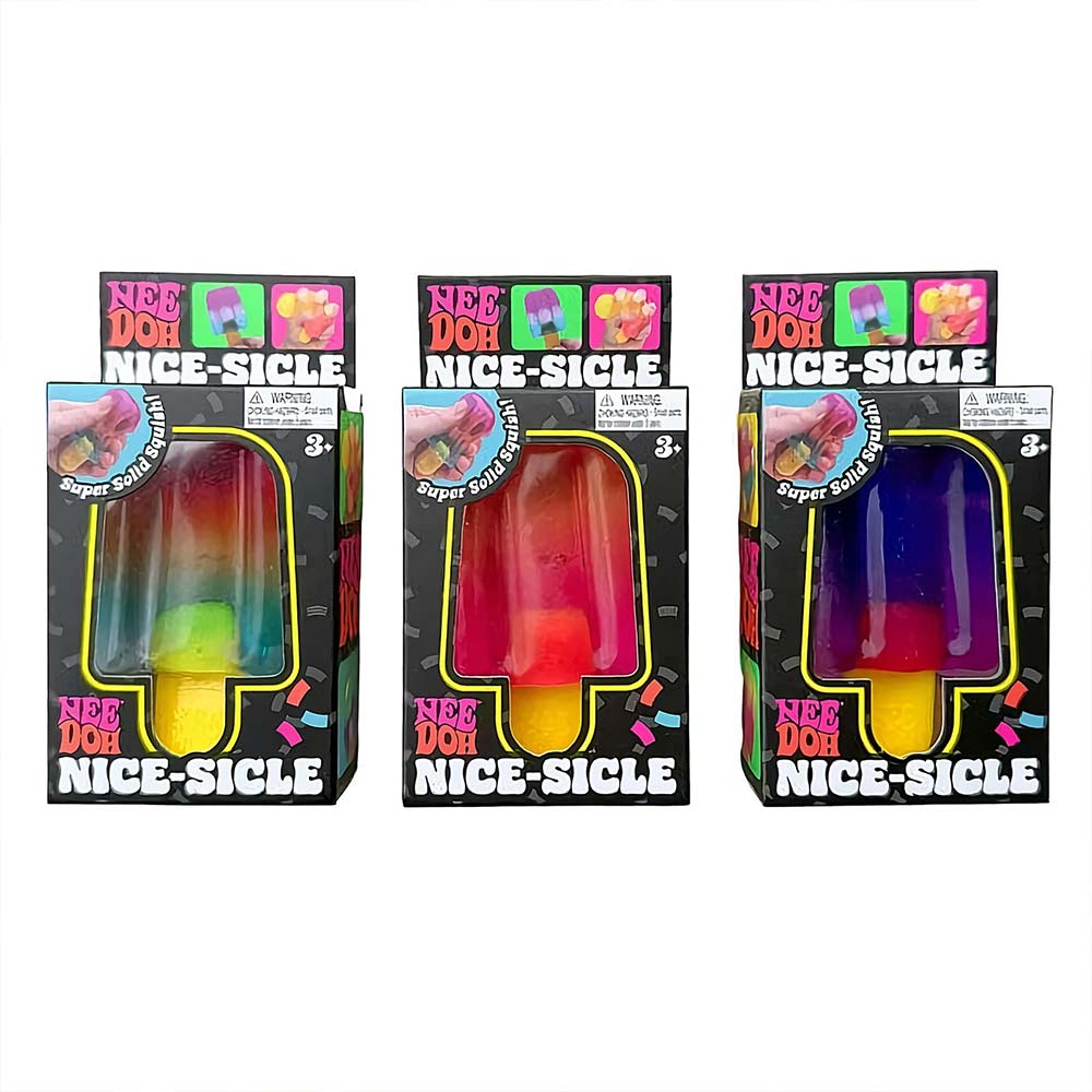 Ice Cream Nice-Sicle Squeezable Toy – Slow Rebound Stress Reliever