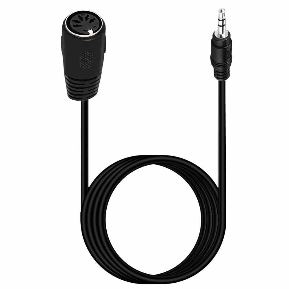 Type A TRS 3.5mm Mini Jack to MIDI 5-Pin DIN Female Adapter Cable – 0.5m
