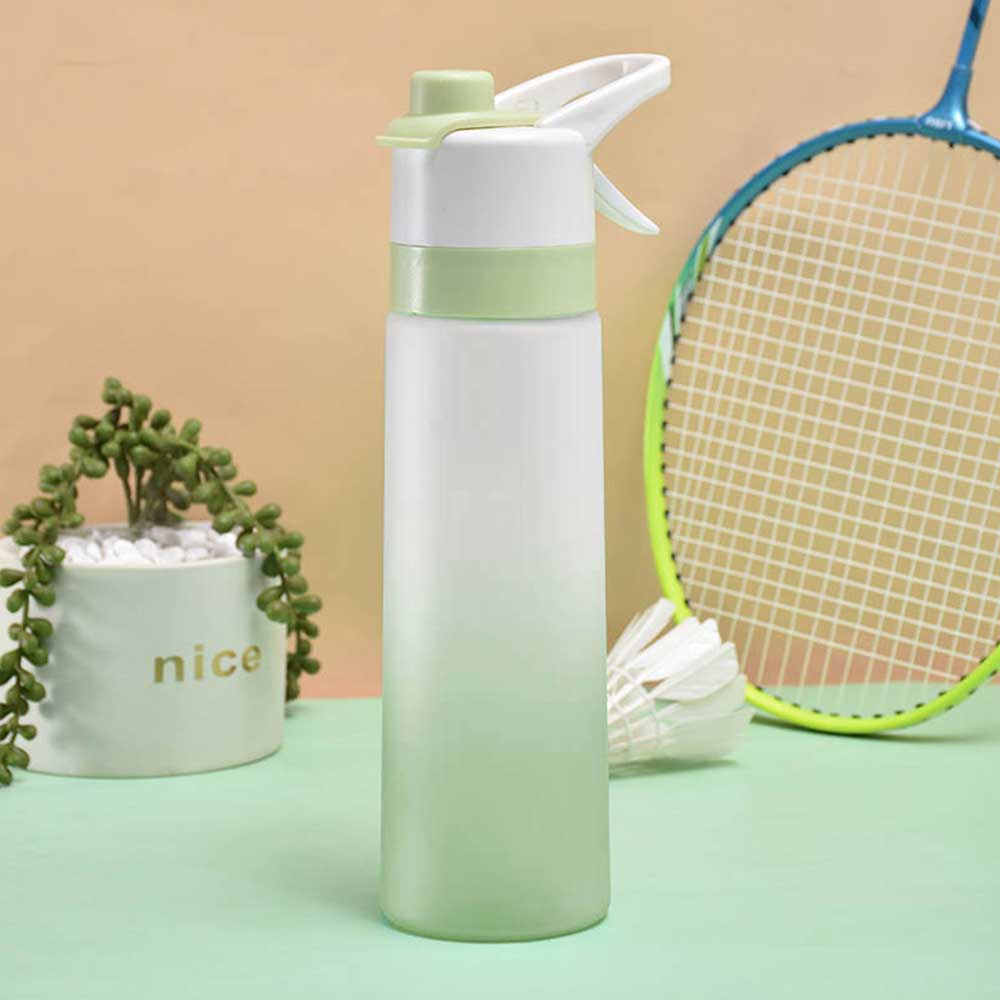 700ml Sport Matte Color Spray Mist Water Bottle Cool Down Drinking Kettle Water Cup