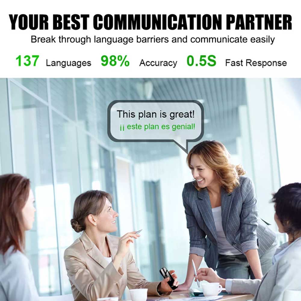 Smart Translator Text Reading Pen 137+ Voice Language Two-Way Translation Device