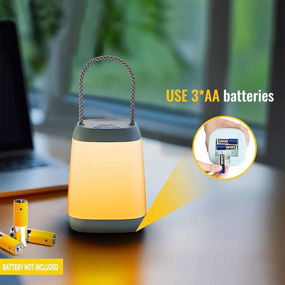 2 Pack LED Tent Lantern – 3 Light Modes, Battery Powered, 130 Lumens Bright