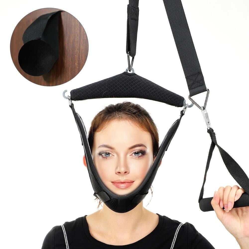 Pain Relief Neck Traction-Device Head Hammock Cervical Massager Comfortable New