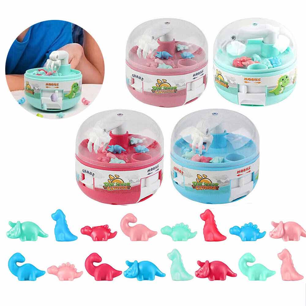Mini Claw Machine Toys Creative Cute Grabbing dinosaur for Kids Birthday Gift