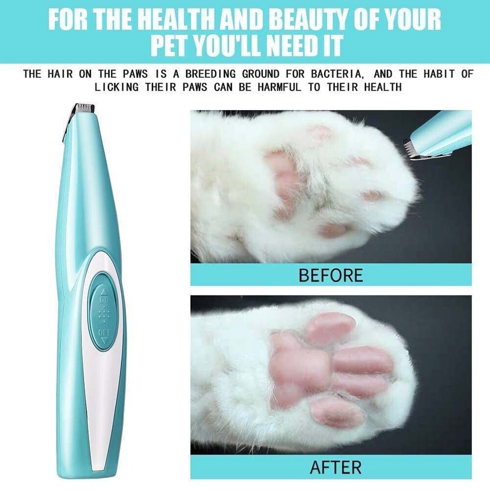 Professional Pet Dog Electric Hair Trimmer Mini Paw Pads Clippers Shaver Clipper