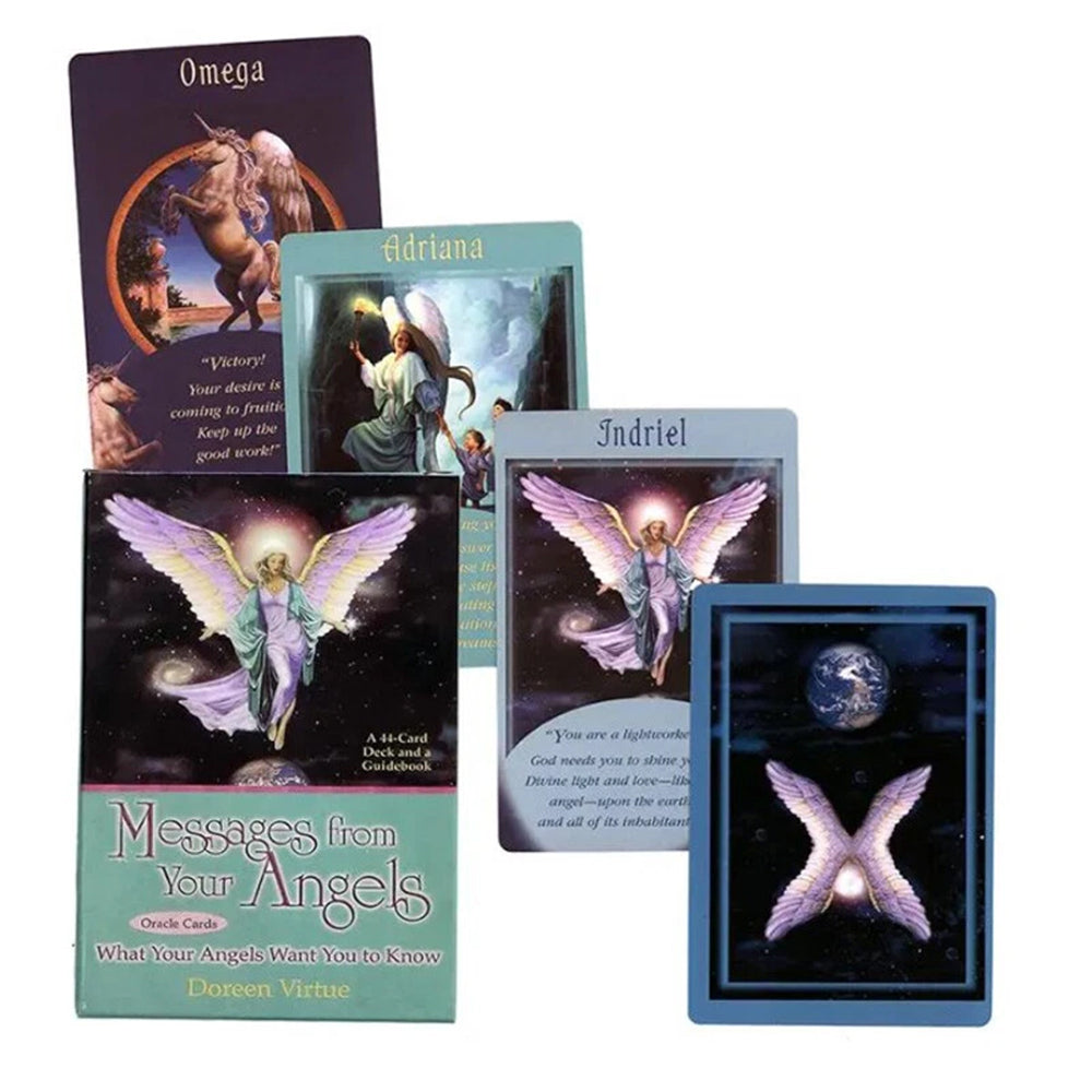 Messages From Your Angels Oracle Cards by Doreen Virtue - 44-Card Divine Guidance Deck
