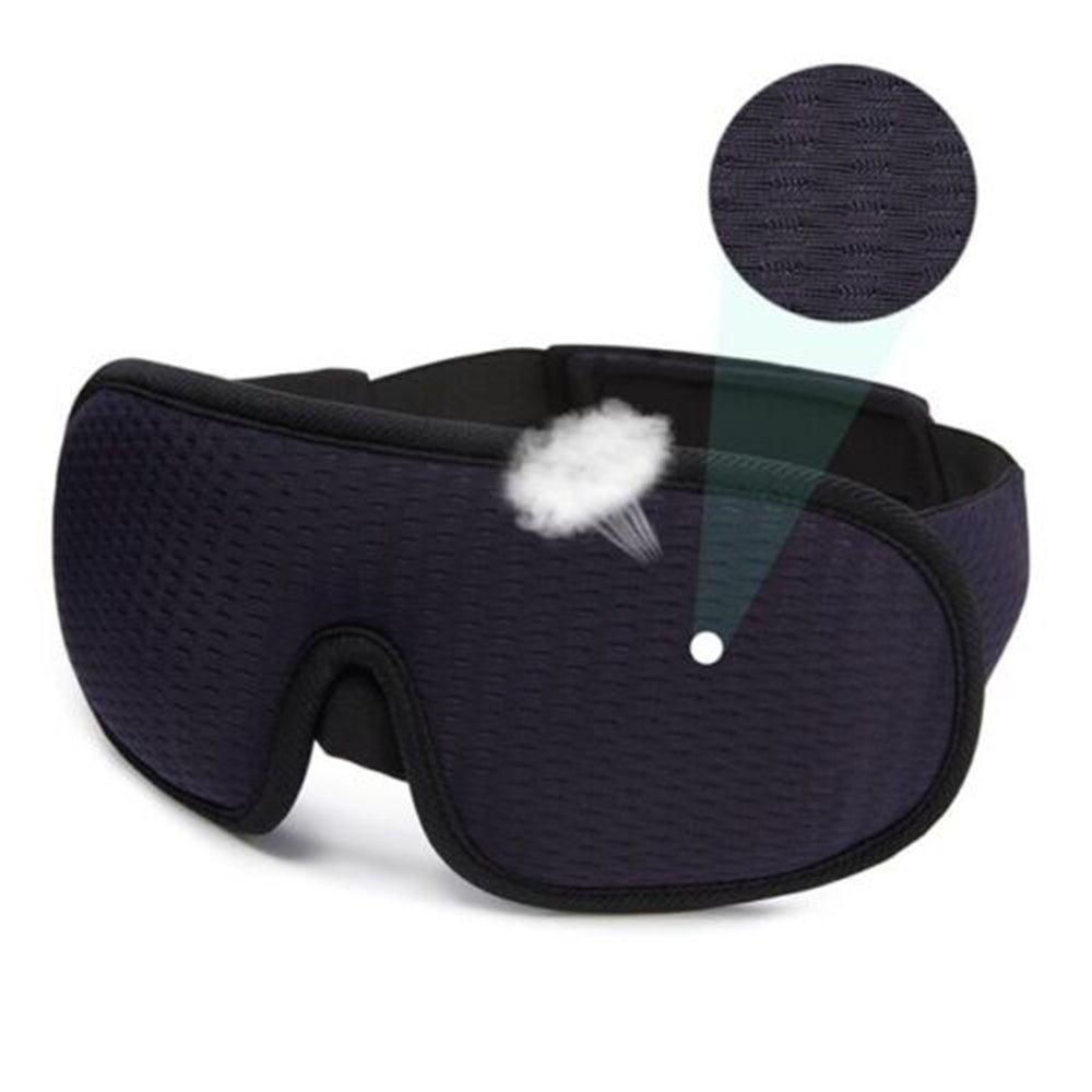 3D Sleeping Eye Mask Block Out Light Soft Padded Travel Sleeping Aid EyeMask