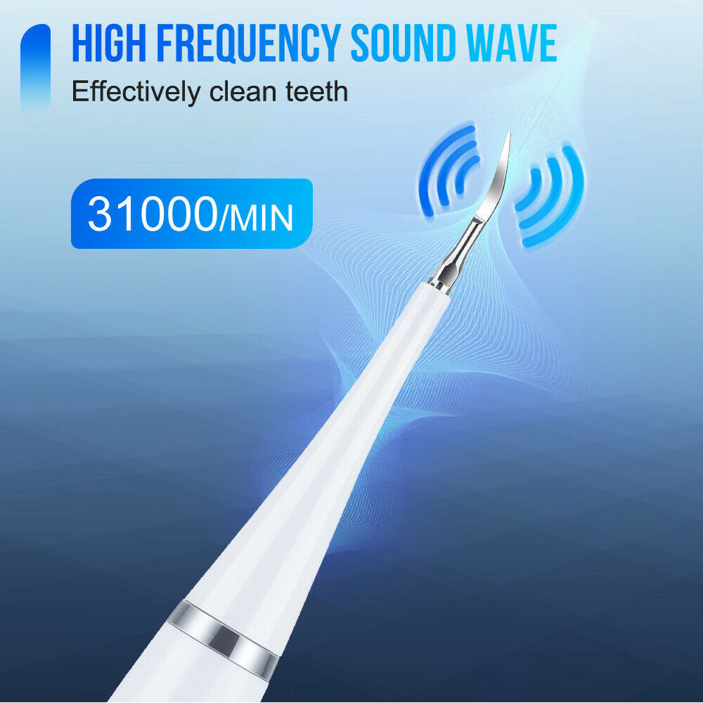 6in1 Electric Toothbrush Ultrasonic Tooth Cleaner Teeth Stains Plaque Remover