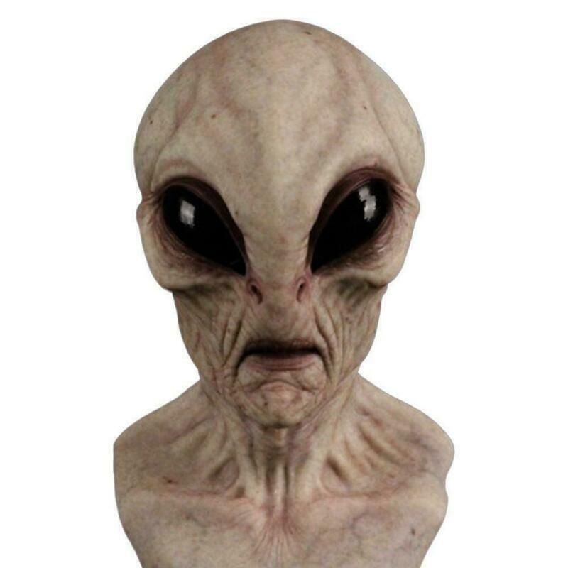 Alien Latex Mask Scary Horror Masks Comfortable Soft Halloween Cosplay Props