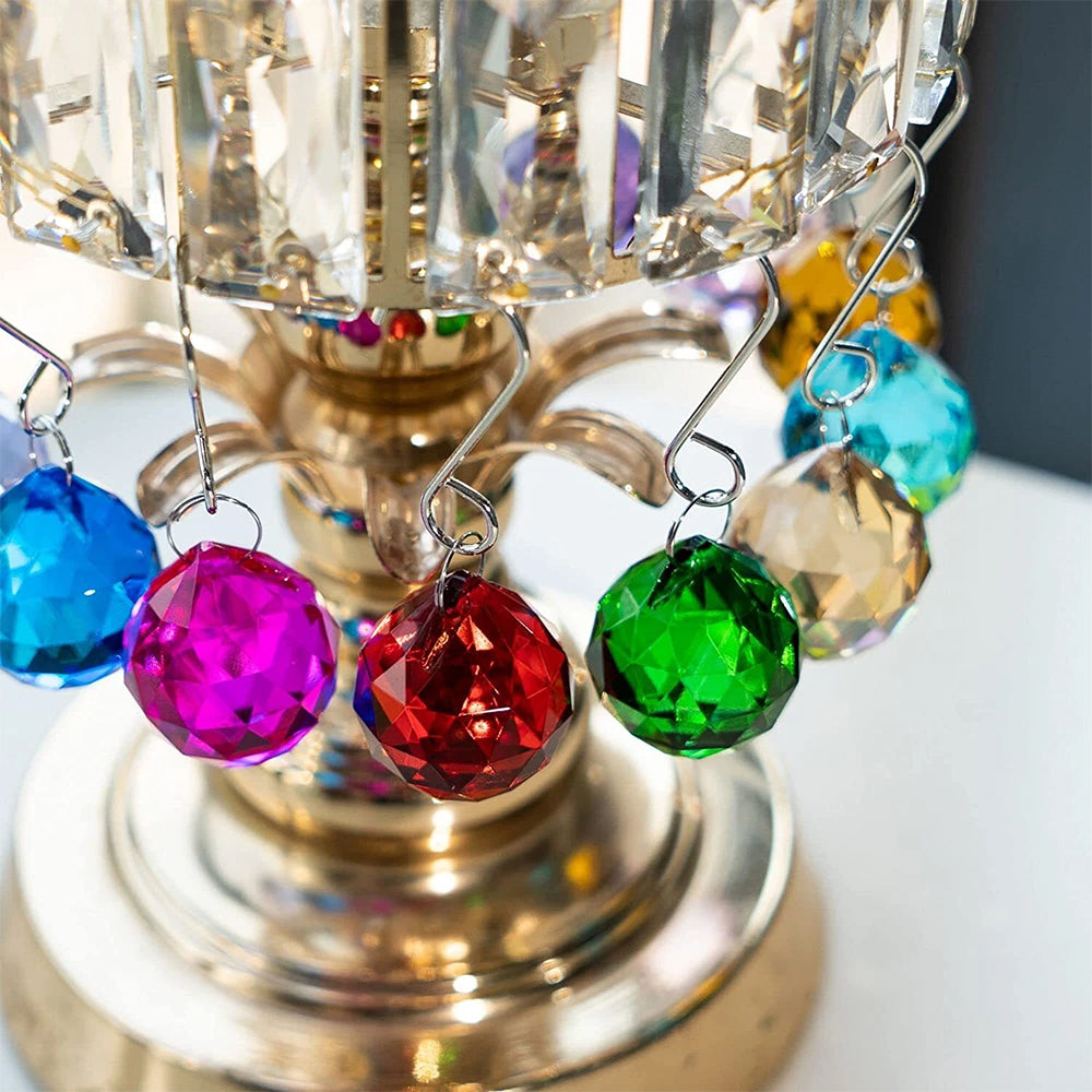 12X 20MM Crystal Sun Catcher Prism Pendant Suncatcher Rainbow Maker Window Hanging