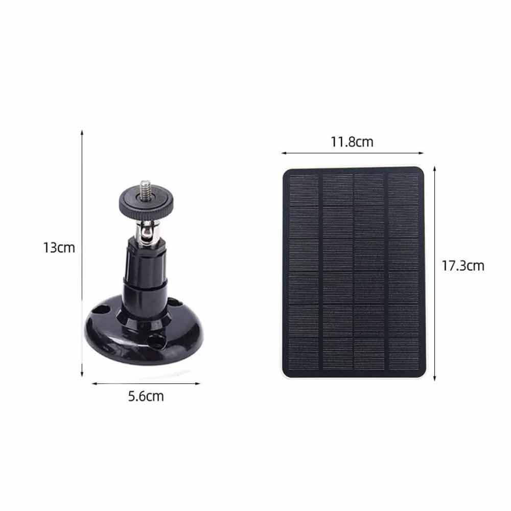 Solar Panel Outdoor Camera Security Cam Micro USB Battery Charger 5V 3m Cable