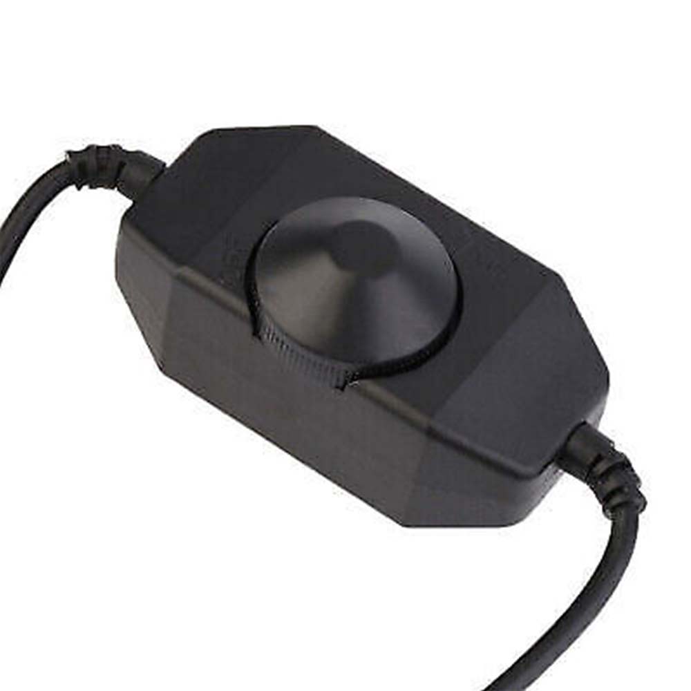 2X 12V-24V DC 0-100% PWM Manual Knob Dimmer Switch for LED Strip Light Stylish