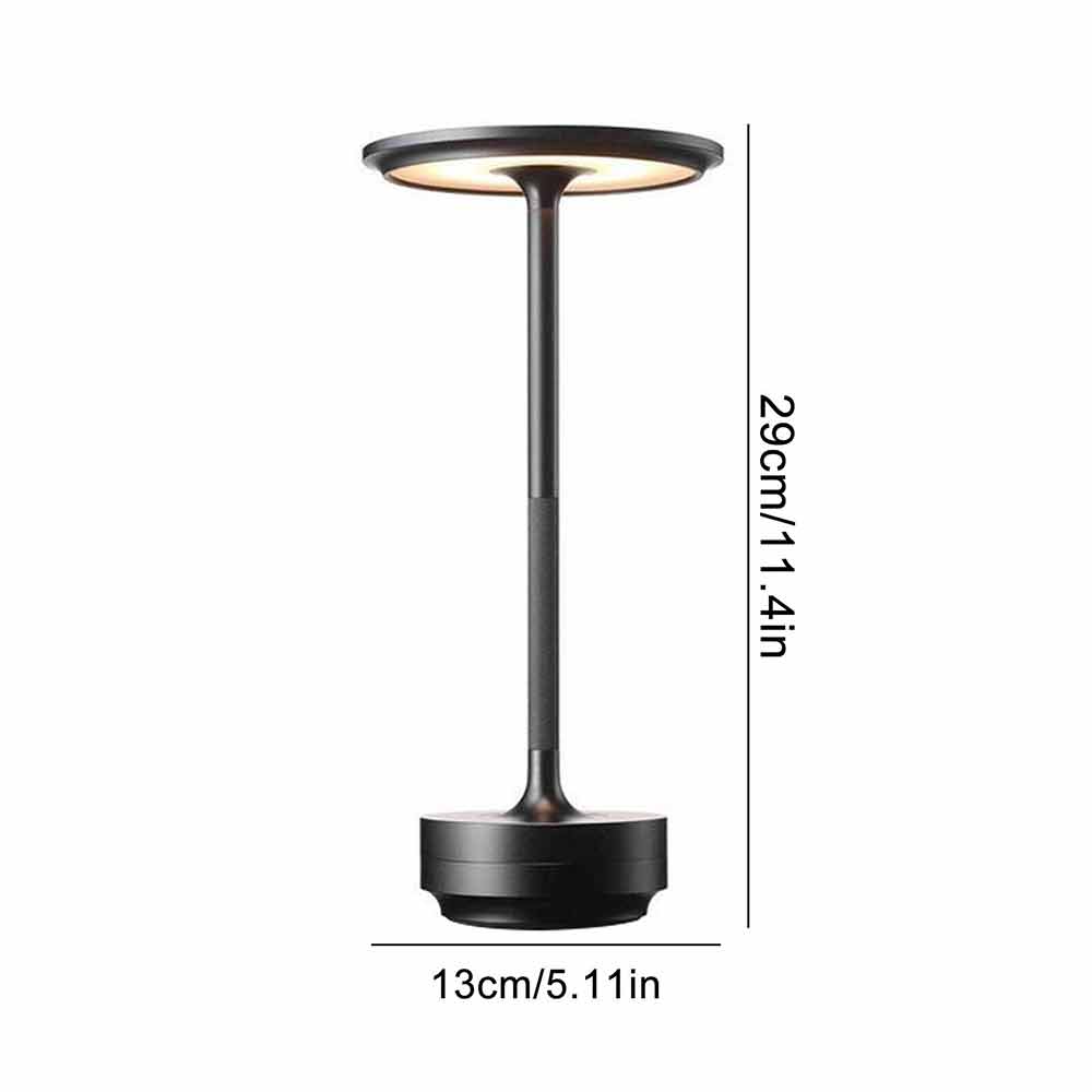 Rechargeable LED Table Desk Lamp Cordless Night Light Bar Hotel Decor