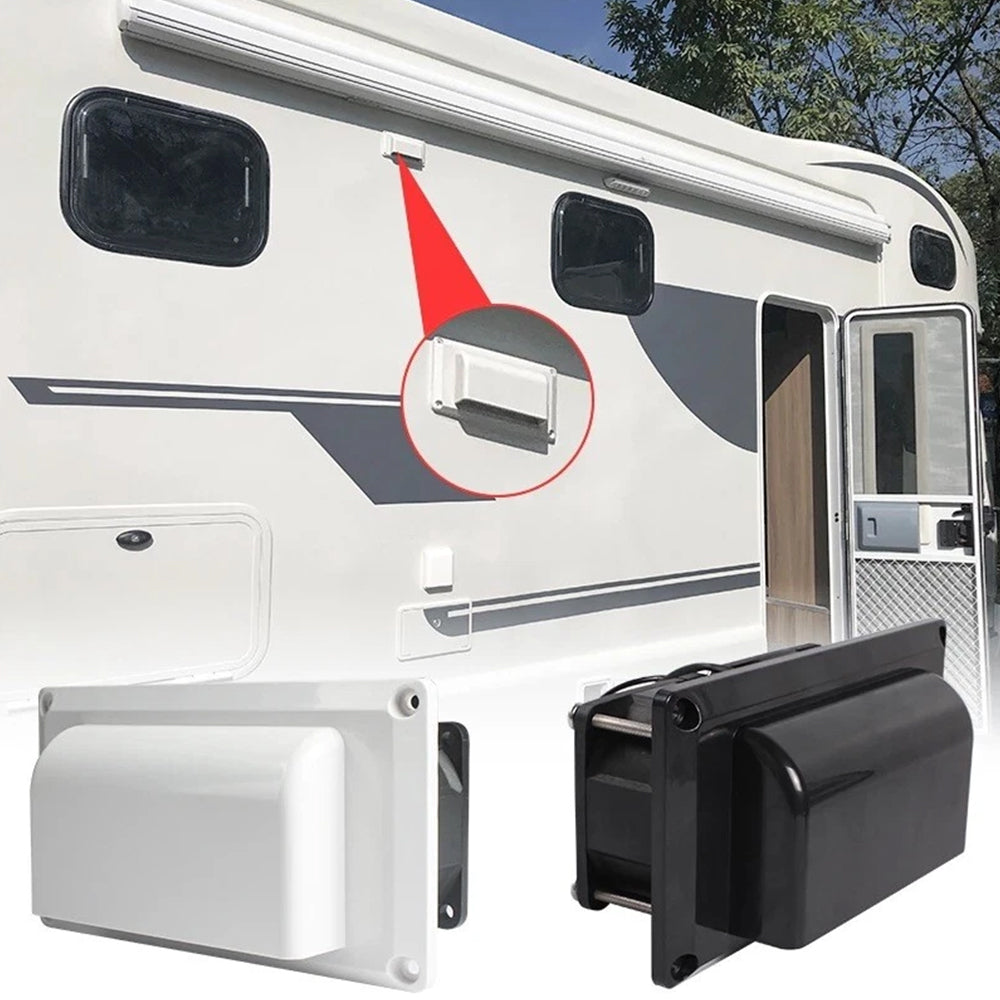 12V RV Side Air Vent – Low Noise Ventilator Exhaust Fan for Caravan & Trailer