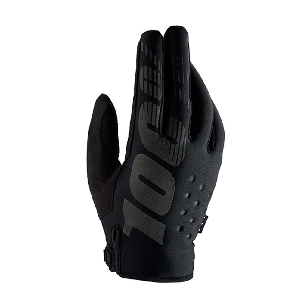 Winter Motocross & Enduro Gloves – Cold Weather Motorcycle Riding Gloves for Men, Waterproof Thermal Grip Black Gloves