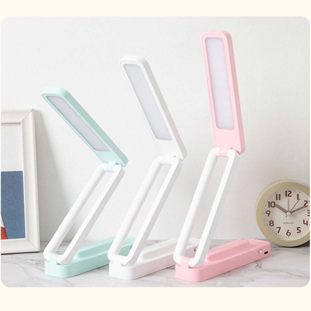 Foldable LED Desk Table Lamp Touch Dimmable Bedside Reading Study Night Light
