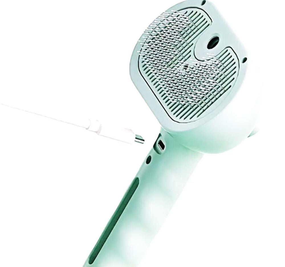 Pet Grooming Spray Brush – Anti-Shedding Pin Comb for Dogs & Cats