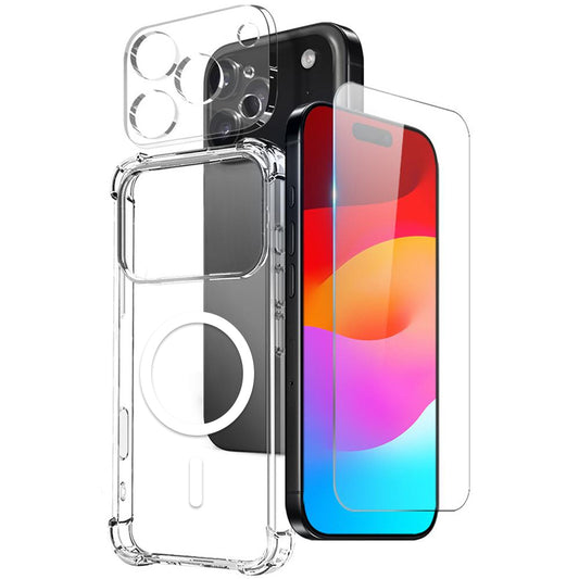 Bundle for iPhone 17 Pro Max – MagSafe Shockproof Case with Screen & Lens Protectors Set
