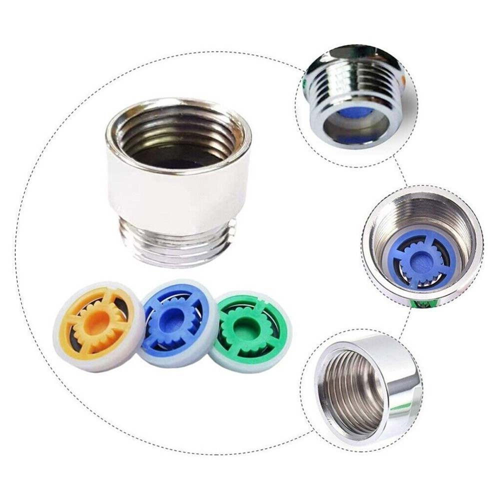 Shower Flow Reducer Limiter Set Water Saving 4, 6, 9 L/min Hose Restrictor