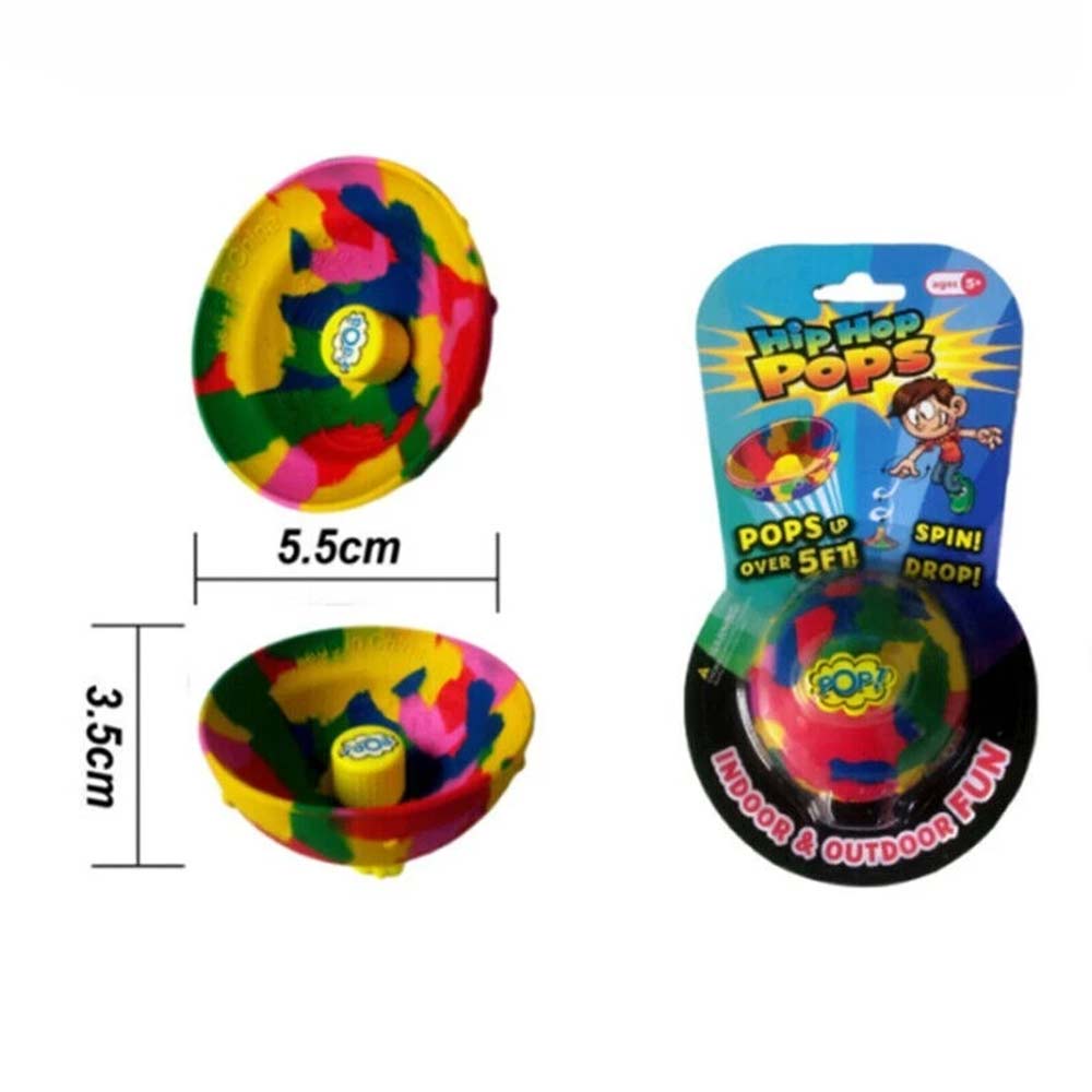 Hip Hop Pops – Bounce Rubber Popping Bowls, Novelty Stocking Filler