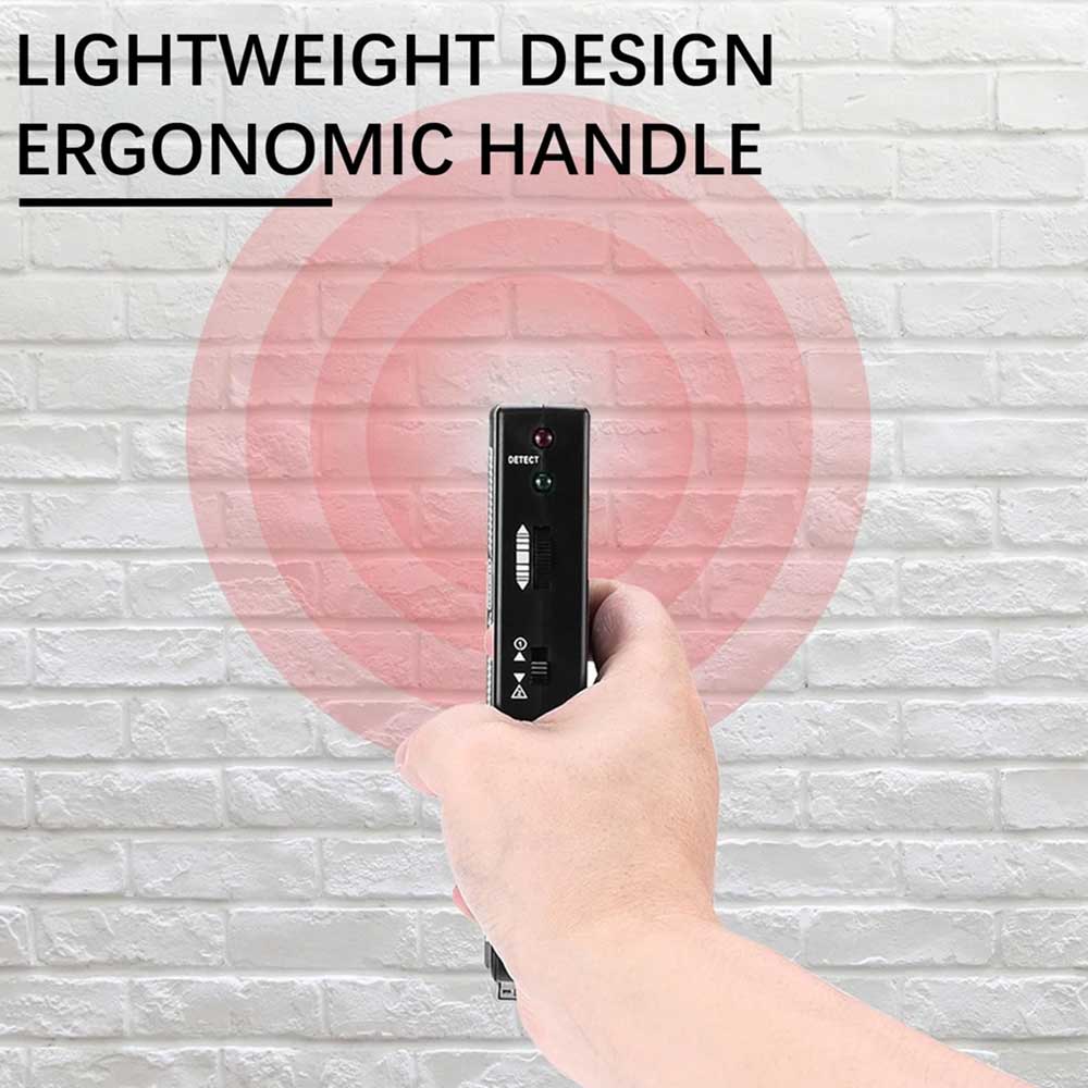 WPP123 Handheld Wall Scanner Metal Detector - Adjustable Sensitivity for Wire, Pipe & Power Detection
