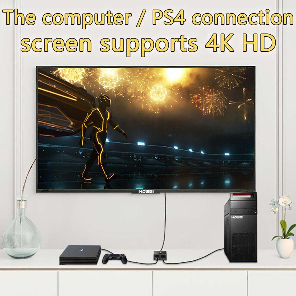 3D Hub 2.0 2 in 1 HDCP 4K Bi Direction UHD Switch Switcher Splitter HDMI In Out