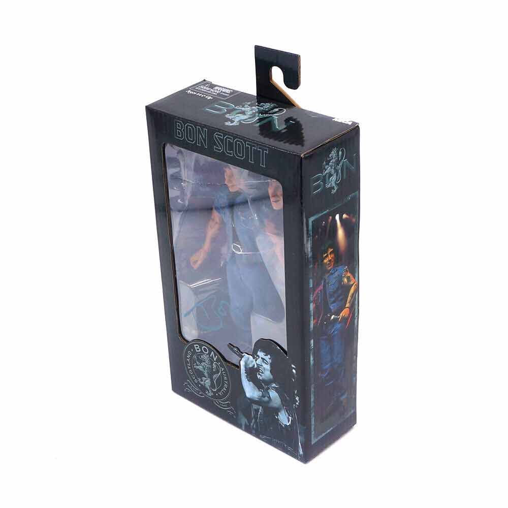 NECA AC/DC Bon Scott Highway To Hell 20cm Clothed Action Figure Rock Star Model