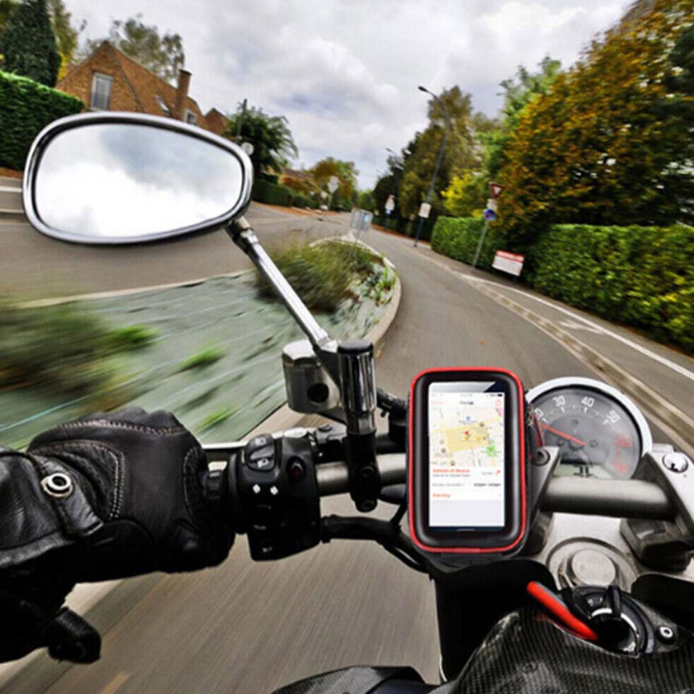 Motorcycle Motorbike Bike Cycling Phone Holder Case Bag Waterproof Mobile Phone