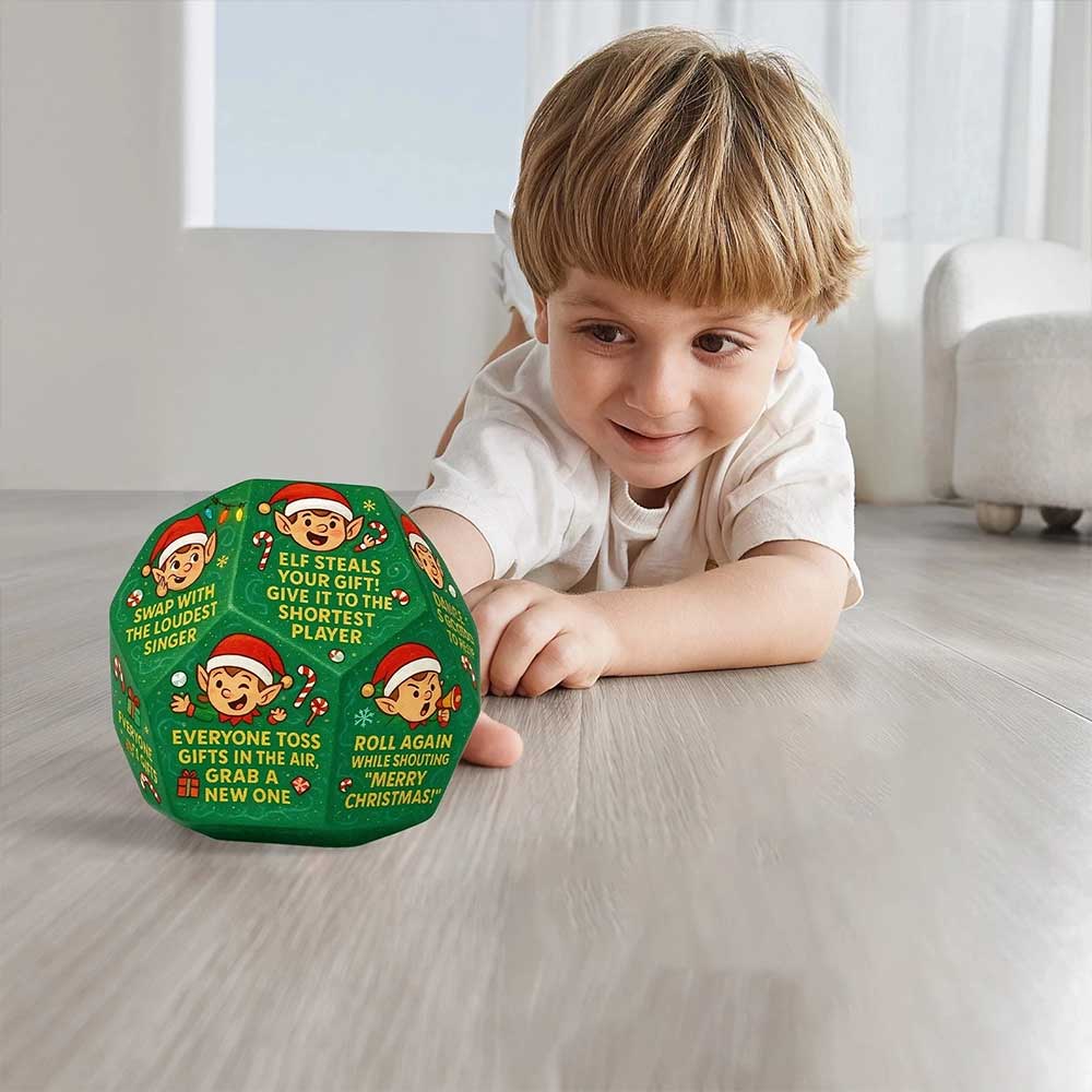 2x Hilarious Gift Exchange Dice Game - Fun Christmas Party Game & Stocking Stuffer