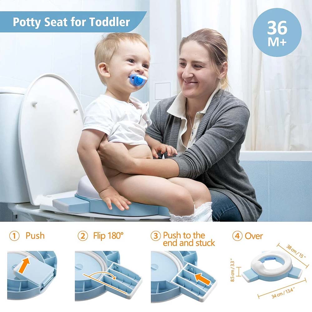 Travel Potty - Reusable Portable Folding Potty for boys and girls Outdoor Camping