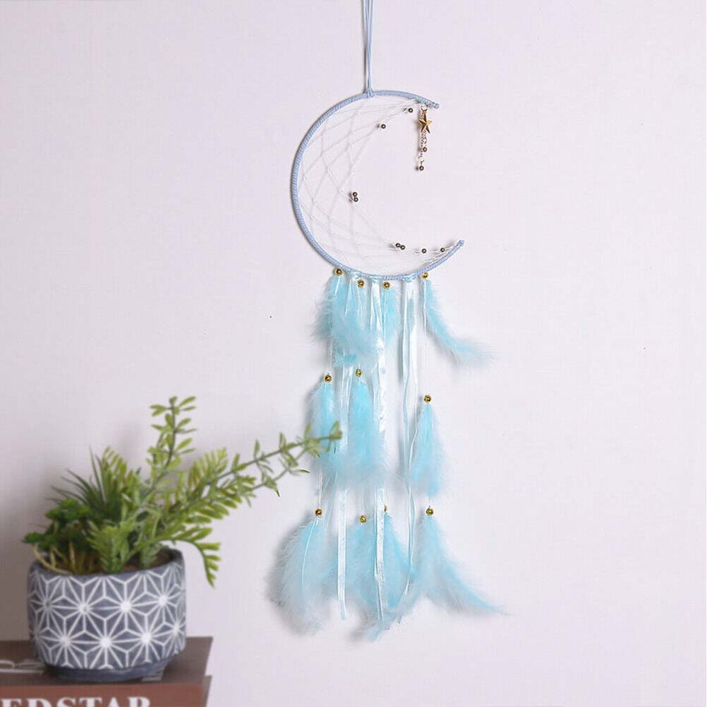 Dream Catcher LED Light Up Dreamcatcher Feather Kids Bedroom Hanging Decor DIY