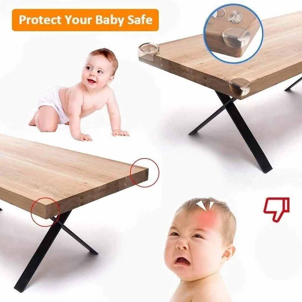 Safety Corner Cushion – 8-Pack Clear Edge Guard Protector for Table Furniture