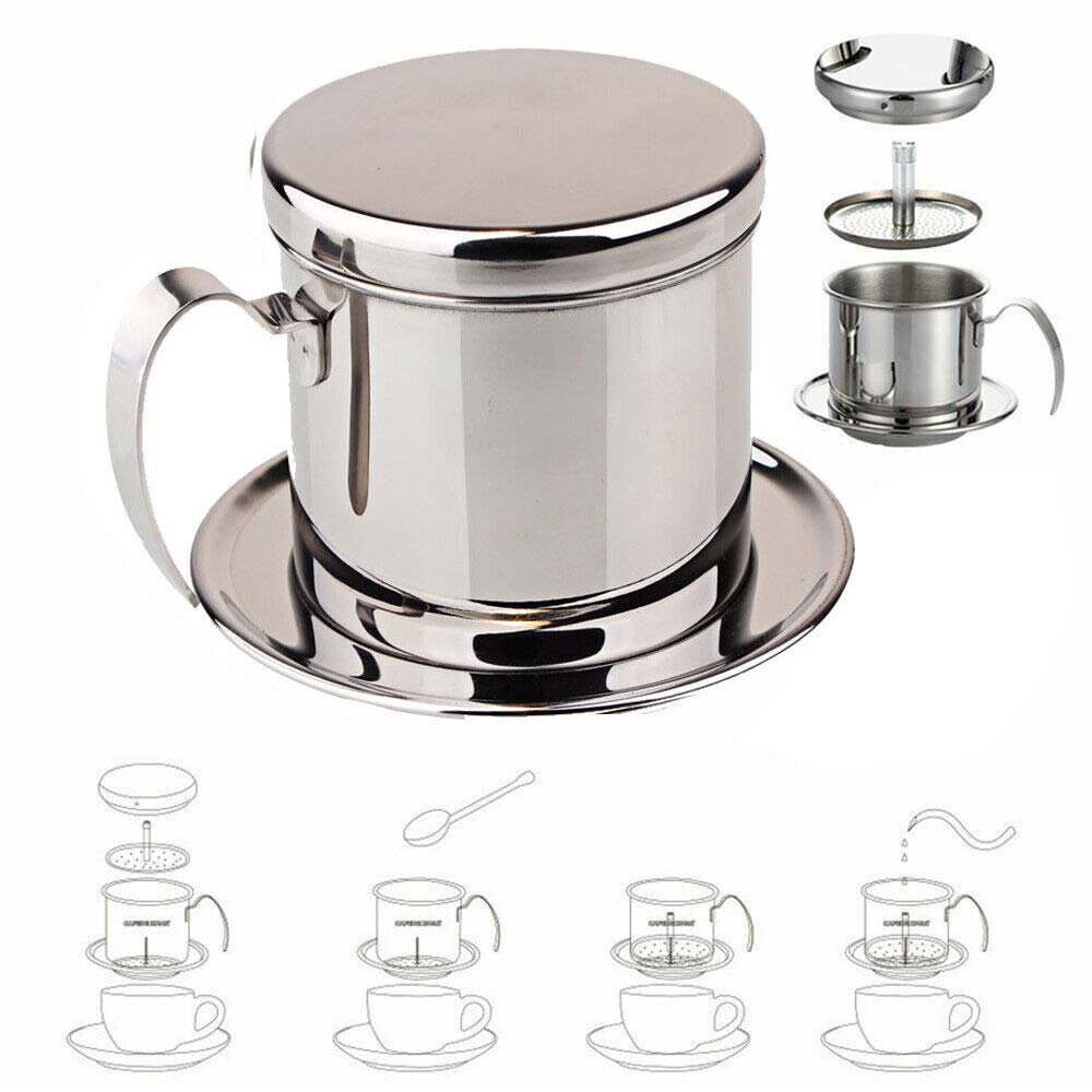 304 Stainless Steel Coffee Pot Coffee Filter Brew Tool for Home Filter Maker