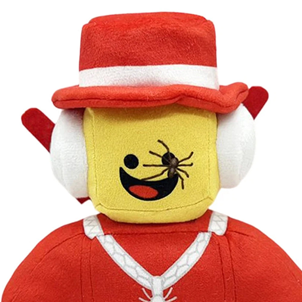 Red Character Plush with Sword Funny Collectible Soft Toy for Gamers
