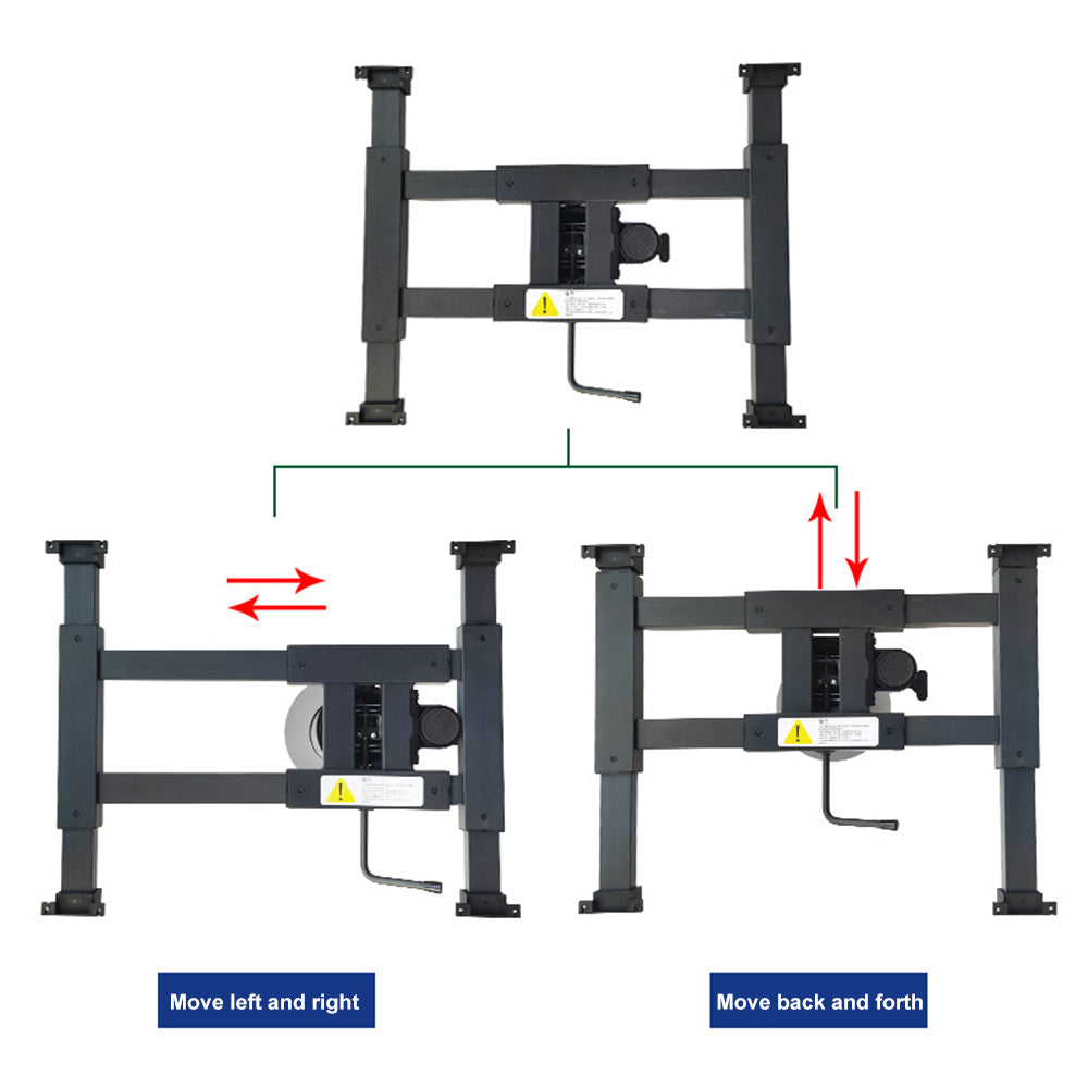 Adjustable Boat RV  Table Leg | Height Lift & 360° Swivel Pedestal for Caravan