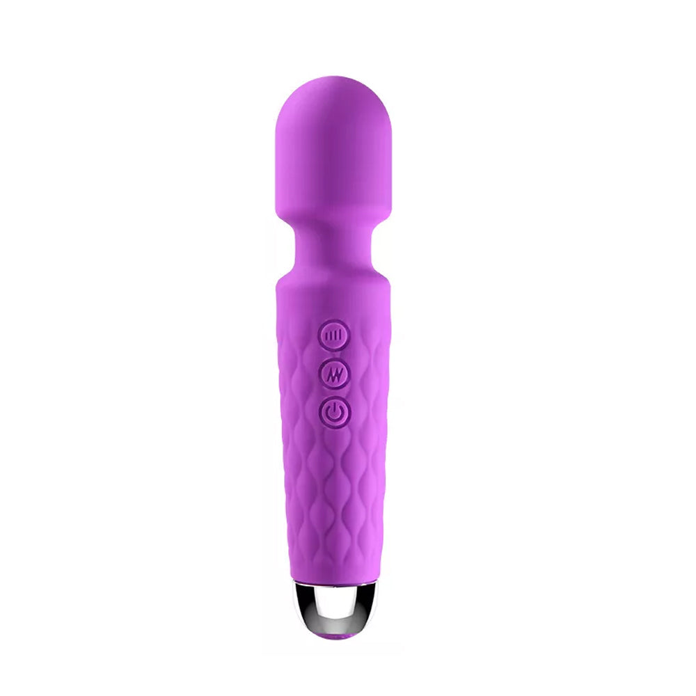 Rechargeable Clit Vibrator 20 Speeds Massage Wand Sex Toys for Women Masturbator