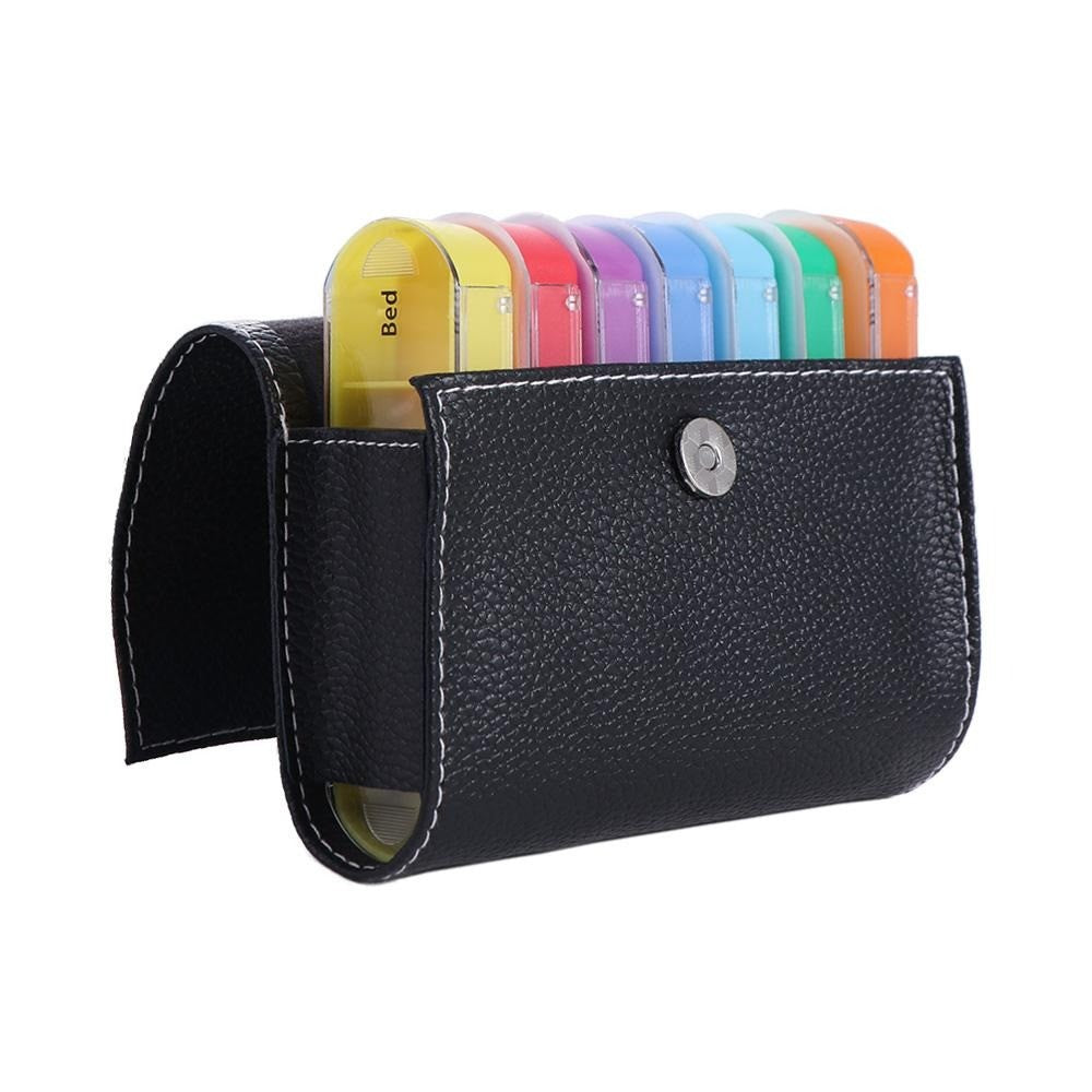 7-Day Pill Organizer – 28-Grid Weekly Medicine Tablet Sorter Case