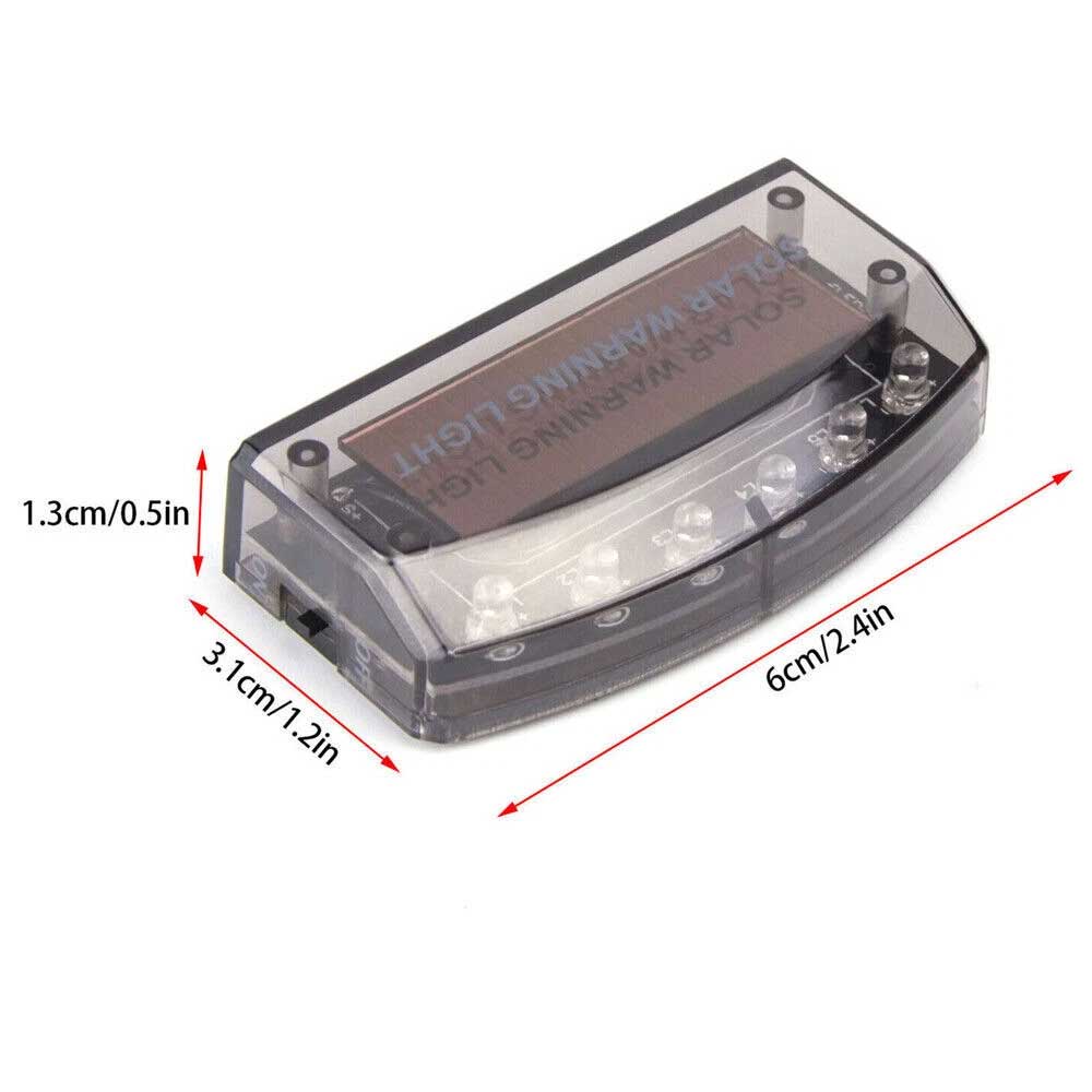 Car Solar Fake Alarm LED Light - Dummy Anti-Theft Security Flashing Warning