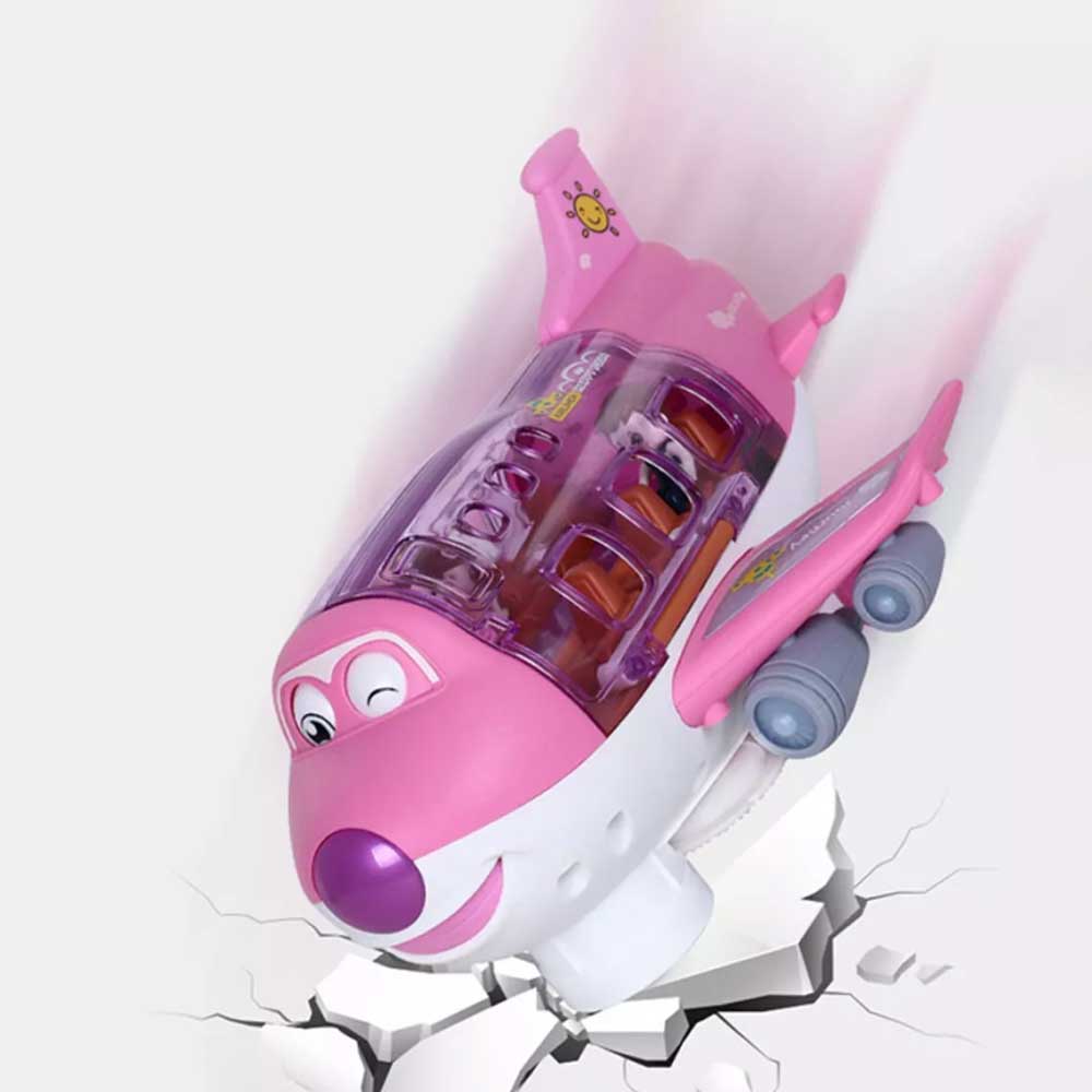 360 Rotating Electric Toy Plane Airplane with Sound Light Gift for Boys Xmas Gift