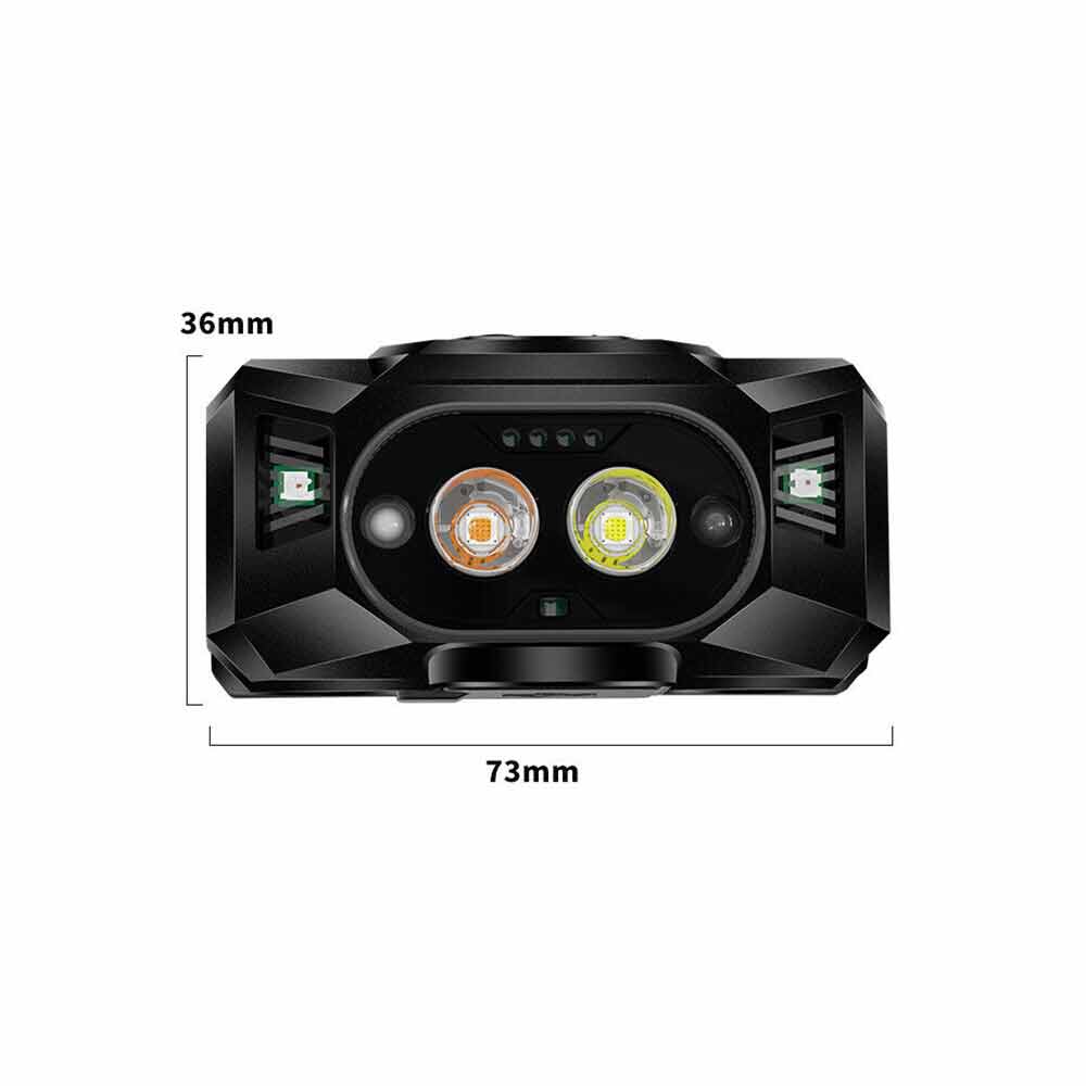 Smart Sensor LED Head Torch Headlamp Headlight Rechargeable Lamp Light Fishing