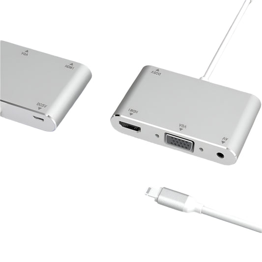 3 in1 Hub iphone ipad to HDMI VGA Audio Adapter For iPhone 13 12 Pro Max X XS XR