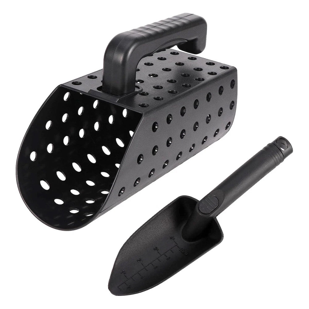 Beach Digging Filter Tool Metal Detector Sand Scoop Shovel Set Convenient Use