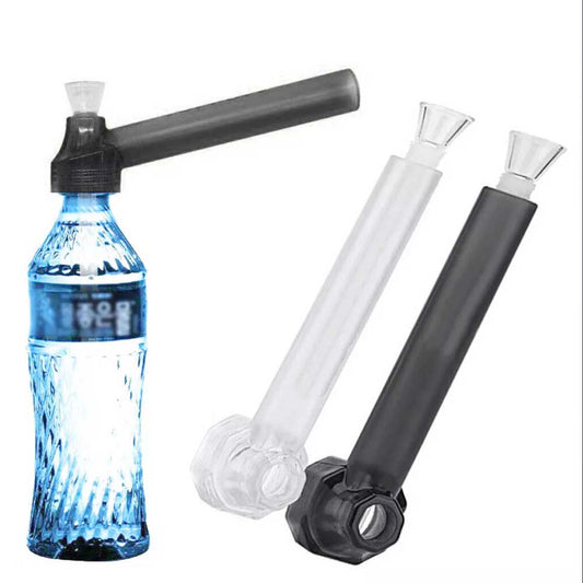 2pcs Portable Pipe Toppuff Bottle Converter Top Puff Reusable crew-On Water Pipe