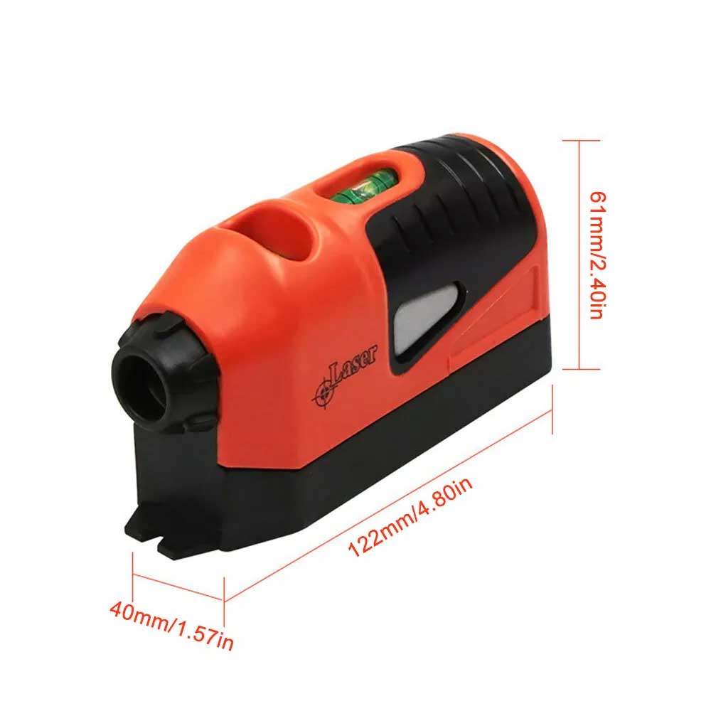 Mini Vertical Horizontal Laser Level Straight Level Line Measurement Gauge Tool