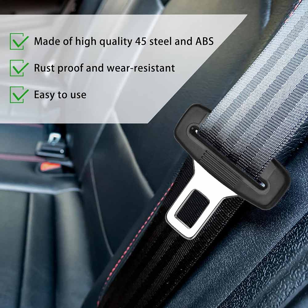 2PCS Seat Belt Buckle for Car, Seatbelt Clips for Most Cars, 21Mm Car