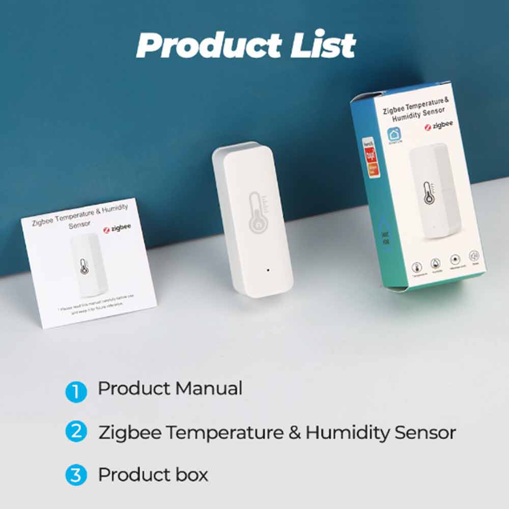 Tuya WiFi/Zigbee Temperature Humidity Sensor Thermometer Hygrometer Smart/Home